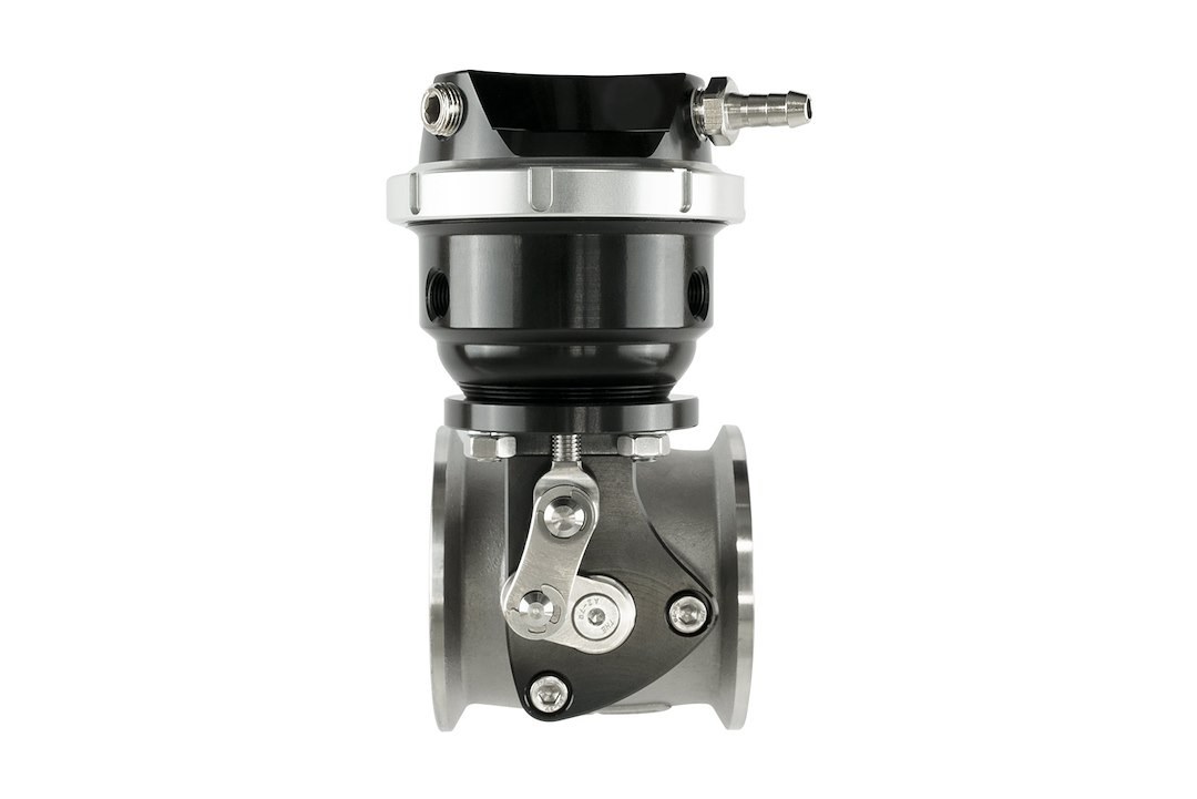 Turbosmart Turbocharger Wastegate, StraightGate50, Aluminum, 57 Millimeter Diameter, Pneumatic, 0-100 PSI Range, External – TS-0565-1762