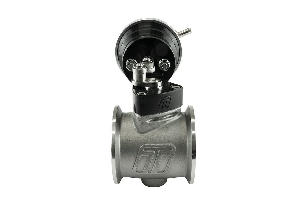 Turbosmart Turbocharger Wastegate, StraightGate50, Aluminum, 57 Millimeter Diameter, Pneumatic, 0-100 PSI Range, External – TS-0565-1762