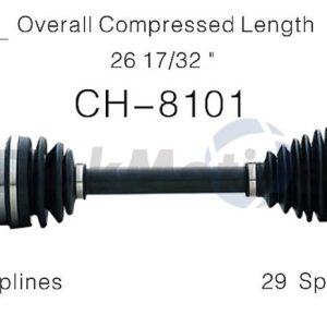 Trakmotive CV Axle Shaft, Premium, OEM Replacement – CH-8101