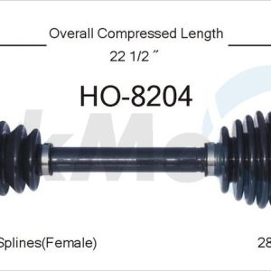 Trakmotive CV Axle Shaft, Premium, OEM Replacement – HO-8204