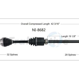 Trakmotive CV Axle Shaft – NI-8682
