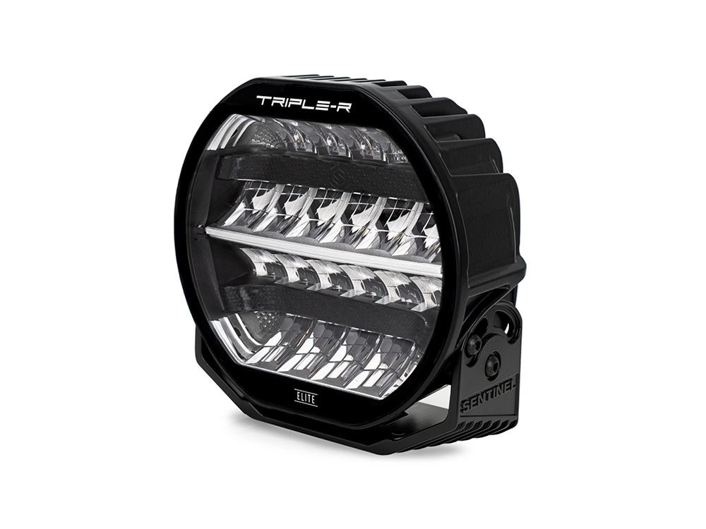 Triplerlight Driving/ Fog Light, Sentinel Elite, LED Bulb, 32 LED Bulbs, 9 Inch Round, 145 Watt Bulbs Amp Draw 10.1 Amp at 14.4 Volt – 0S9-US-ELITE-WM