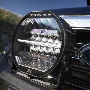 Triplerlight Driving/ Fog Light, Sentinel Elite, LED Bulb, 32 LED Bulbs, 9 Inch Round, 145 Watt Bulbs Amp Draw 10.1 Amp at 14.4 Volt – 0S9-US-ELITE-WM