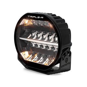 Triplerlight Driving/ Fog Light, Sentinel, LED Bulb, 20 High Output Premium Bin LED Bulbs, 9 Inch Round – 0S9-US-PL-WM