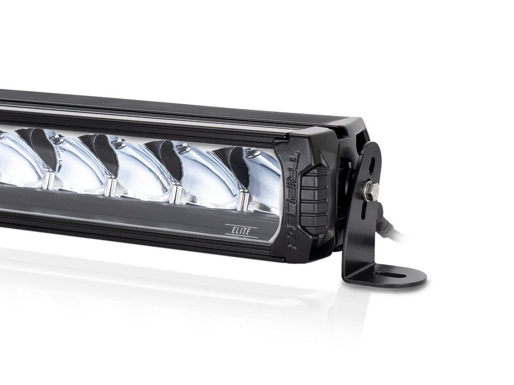 Triplerlight Light Bar Mounting Kit, For All Triple-R-Light LED Light Bars, Side Mount, Mounts One Light Bar, Powder Coated Black – 1118K-B