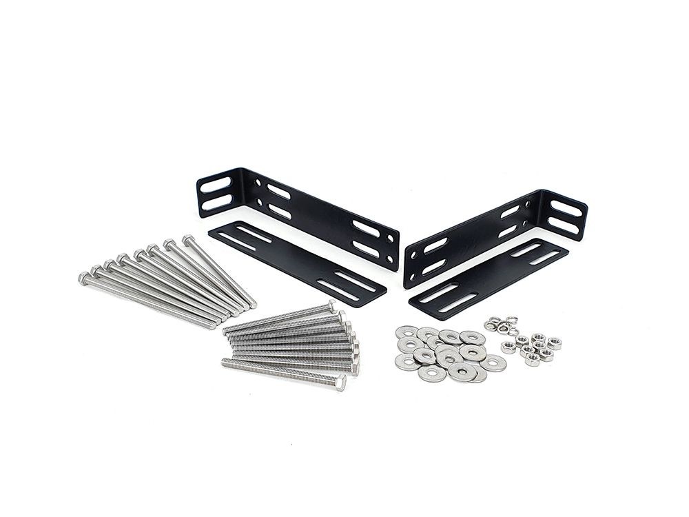 Triplerlight Light Bar Mounting Kit, For All Triple-R-Light LED Light Bars, Bumper Beam Mount, Mounts One Light Bar, Powder Coated Black – BBB-01K