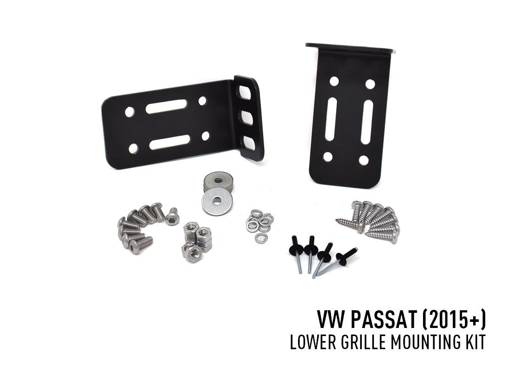 Triplerlight Light Bar Mounting Kit, For Triple-R-Light Linear-18 Elite/ LR-1250 and LR-850 Series LED Light Bars, Bumper Beam Mount – VIFK-PASSAT-01K