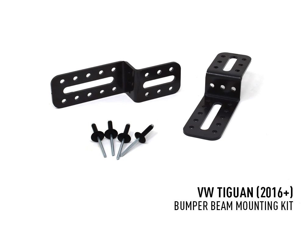 Triplerlight Light Bar Mounting Kit, For Triple-R-Light ST4 Evolution Series LED Light Bars, Bumper Beam Mount – VIFK-TIGUAN-01K