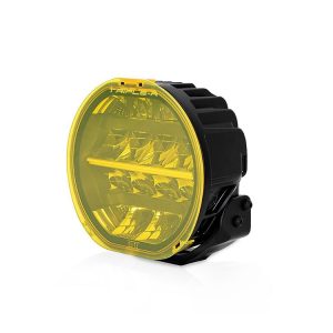 Triplerlight Driving/ Fog Light Cover, 7 Inch Round, For Sentinel Driving/ Fog Lights, Yellow, Polycarbonate, No Logo, Single – LC-0S7-YLW
