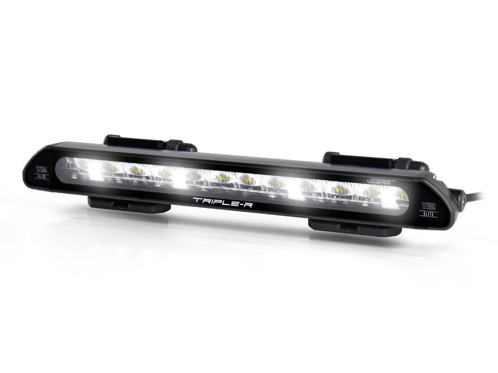 Triplerlight Light Bar, Linear-12 Elite, LED Bulbs, 15.04 Inch Length, 24 High Output 3 Watt Leds, 5.8 Amps at 14.4 Volt – LNR-PL-12