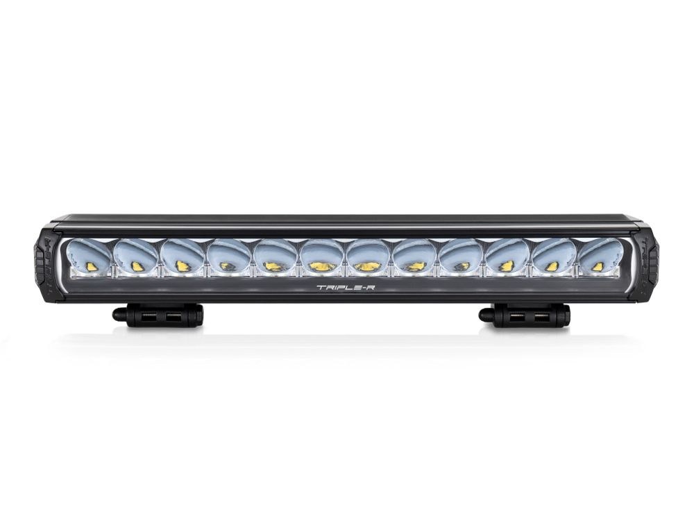 Triplerlight Light Bar, LR-1250, LED Bulbs, 23.23 Inch Length, 12 High Output Premium Bin Leds, 8.7 Amps at 14.4 Volt – LR12-PL-B