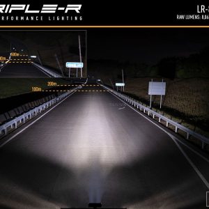 Triplerlight Light Bar, LR-850 Elite, LED Bulbs, 12.7 Inch Length, 6 High Output Premium Bin Leds, 5.1 Amps at 14.4 Volt – LR6-EL-B