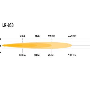 Triplerlight Light Bar, LR-850, LED Bulbs, 12.7 Inch Length, 6 High Output Premium Bin Leds, 4.6 Amps at 14.4 Volt – LR6-PL-B