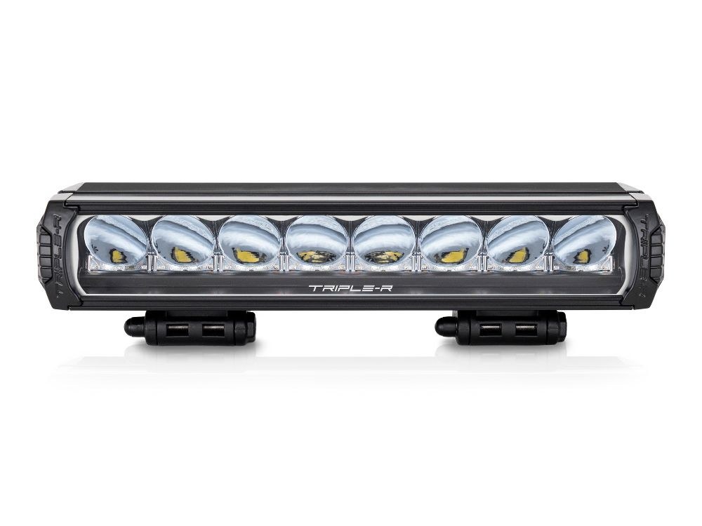 Triplerlight Light Bar, LR-1000, LED Bulbs, 16.14 Inch Length, 8 High Output Premium Bin Leds, 6.1 Amps at 14.4 Volt – LR8-PL-B