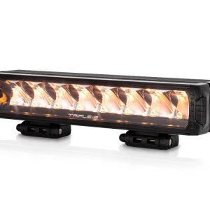 Triplerlight Light Bar, LR-1000, LED Bulbs, 16.14 Inch Length, 8 High Output Premium Bin Leds, 6.1 Amps at 14.4 Volt – LR8-PL-B