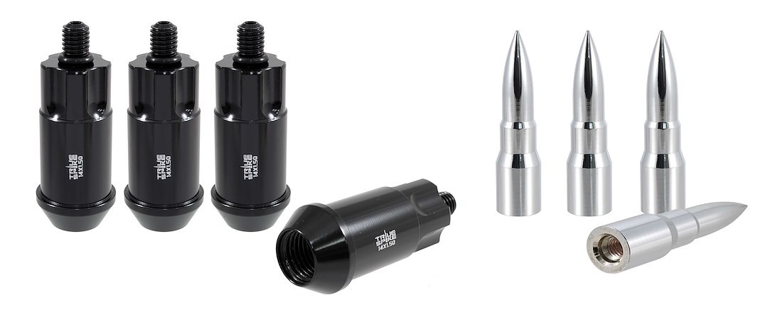True Spike Wheel Lock, Lug Nut Lock, 14 Millimeter X 1.5 Thread Size, 60 Degree Conical, Acorn Duplex – 14155LK5