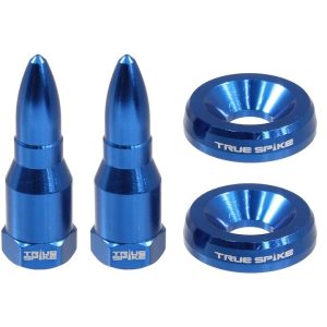 True Spike License Plate Mounting Hardware, Standard, Blue, Bullet Style, 4 Piece Set – LPH005BL