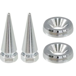 True Spike License Plate Mounting Hardware, Standard, Chrome Plated, Spike Style, 4 Piece Set – LPH006CR