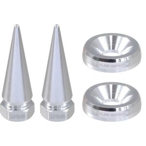 True Spike License Plate Mounting Hardware, Standard, Silver, Spike Style, 4 Piece Set – LPH006SL