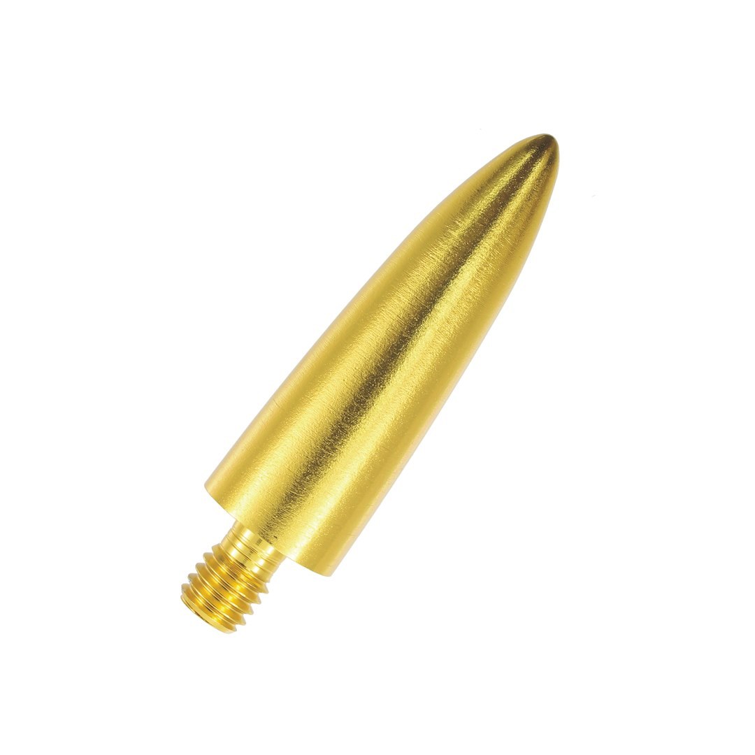 True Spike Antenna Tip, Bullet, Gold, Aluminum, Threaded – SA100TIPGD