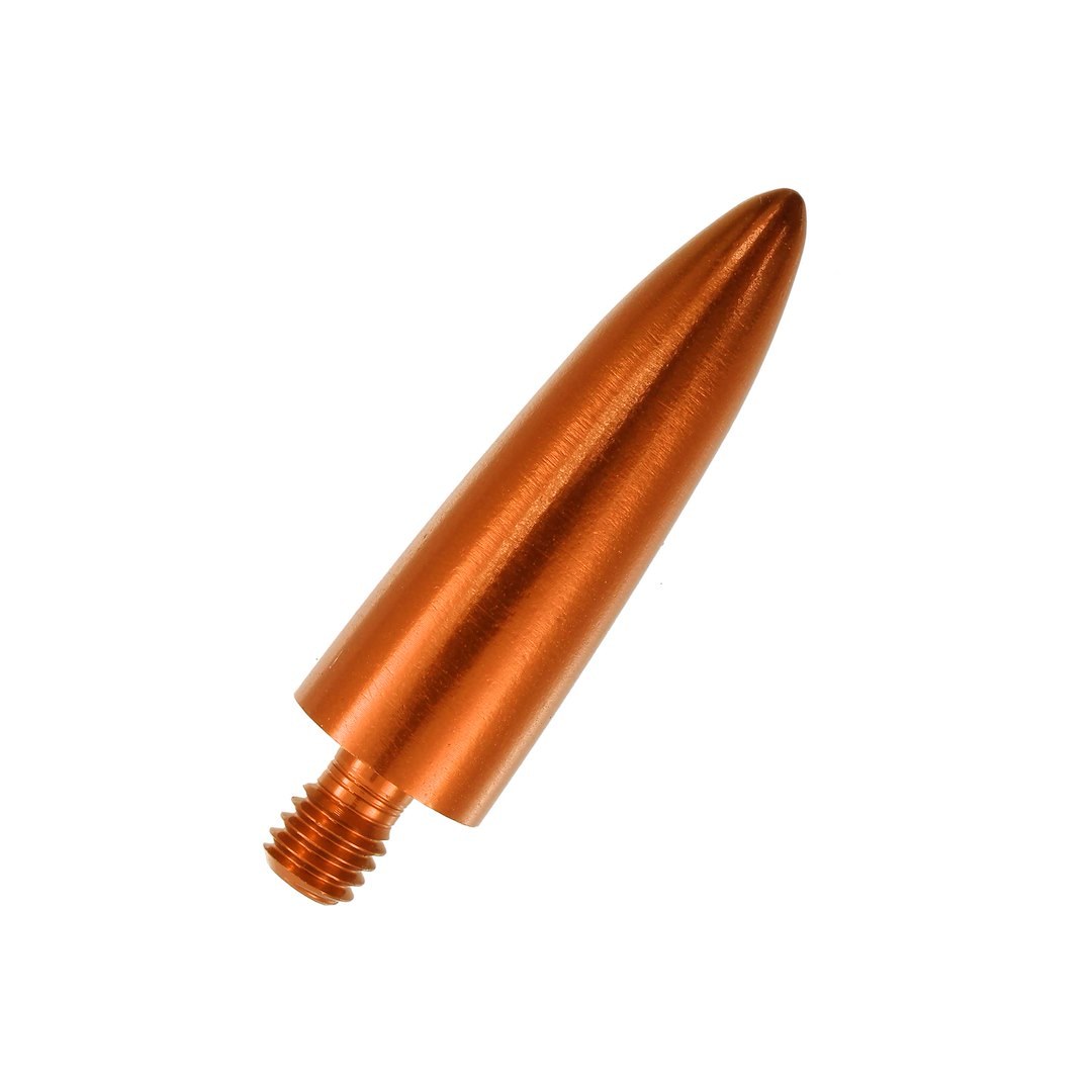 True Spike Antenna Tip, Bullet, Orange, Aluminum, Threaded – SA100TIPOG