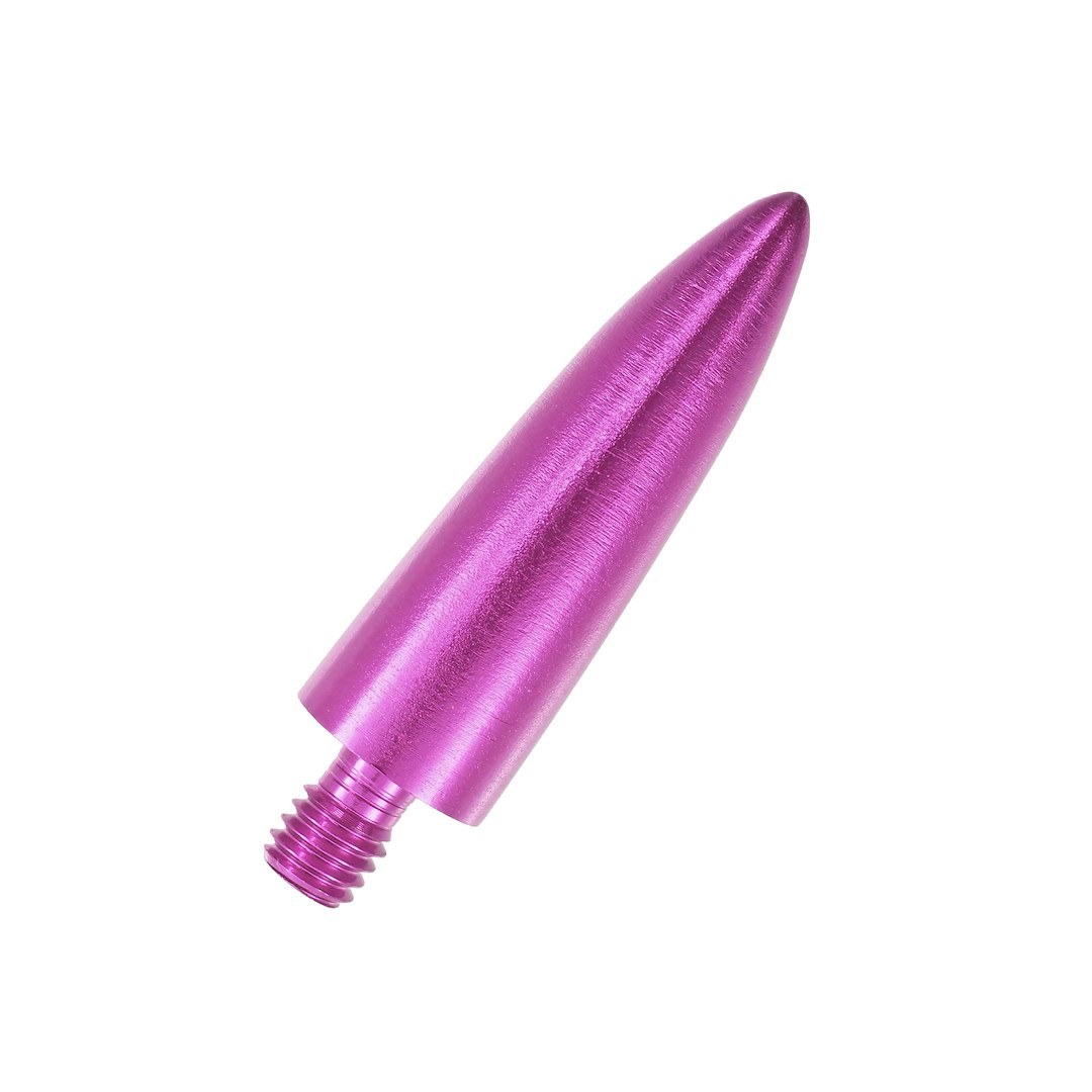 True Spike Antenna Tip, Bullet, Pink, Aluminum, Threaded – SA100TIPPK