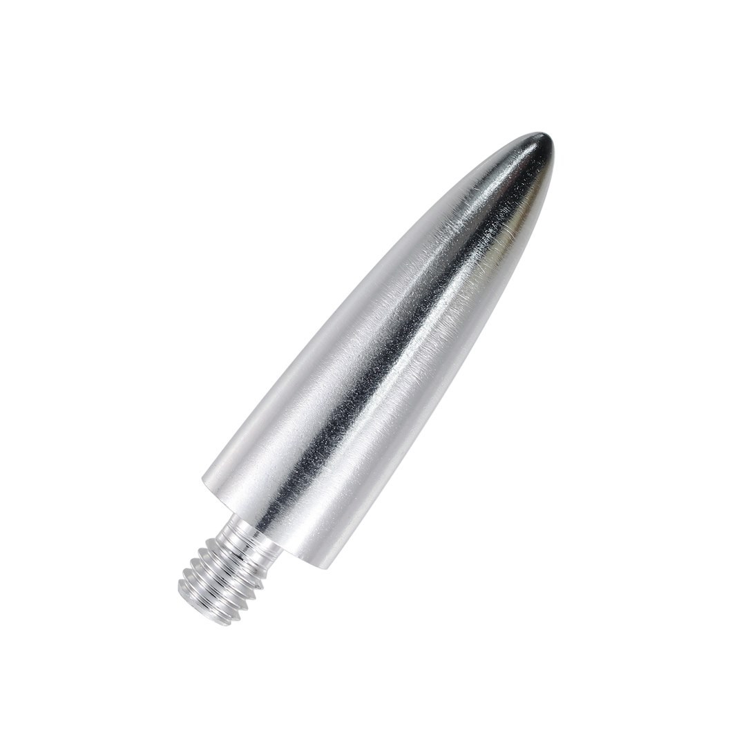 True Spike Antenna Tip, Bullet, Silver, Aluminum, Threaded – SA100TIPSL