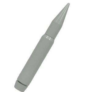 True Spike Antenna Mast, Vulcan Cat-Back System, 7 Inch Length, Fat Bullet Design, Anodized, White, Billet Aluminum – SA117WH