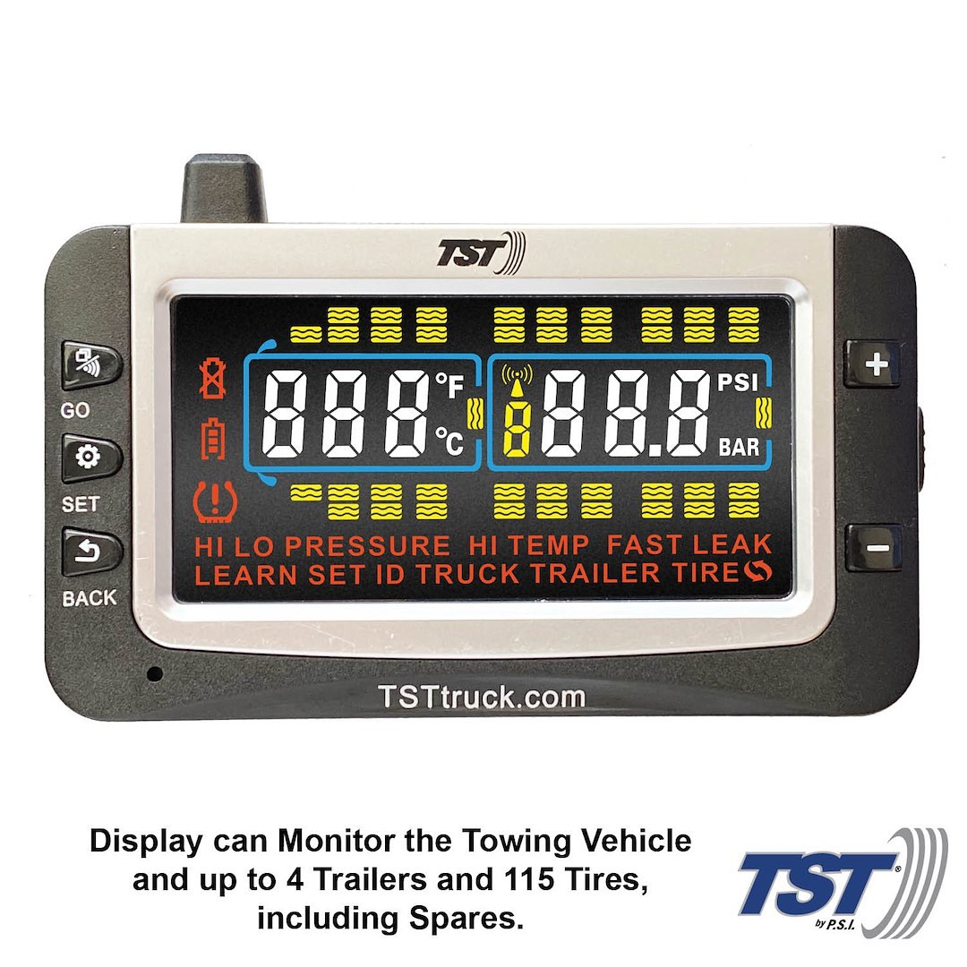 Truck Systms Tire Pressure Monitoring System – TPMS Display, 507 Series – TST-507-D-C