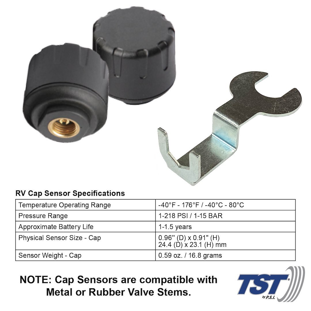 Truck Systms Tire Pressure Monitoring System – TPMS Sensor, 507 Series – TST-507-RV-S4