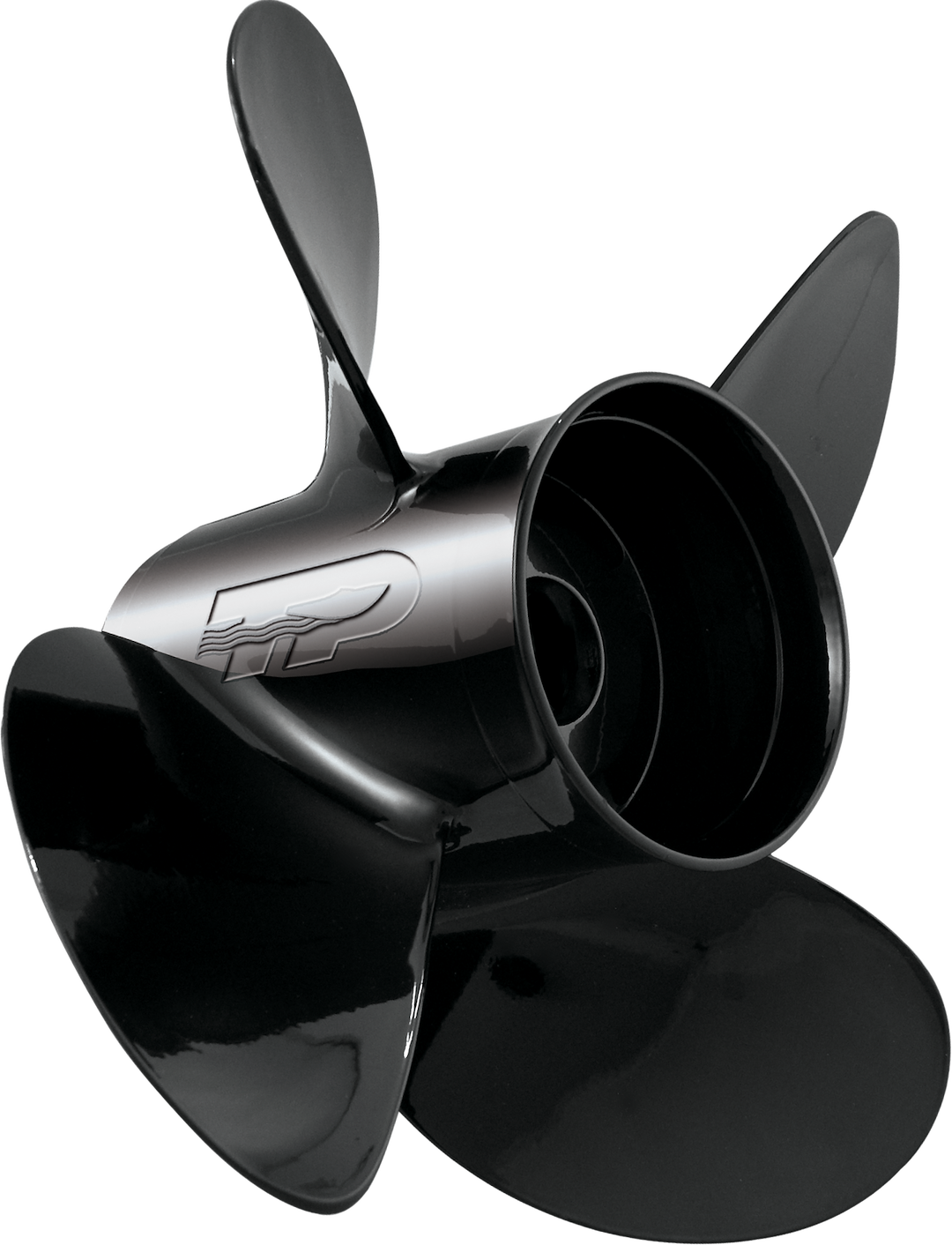 Turning Poin Propeller, Hustler® LE-4 Series, Outboard, 14 Inch X 21 Inch Prop Size, 14 Inch Diameter, 21 Inch Pitch, 4 Blade – 21502131