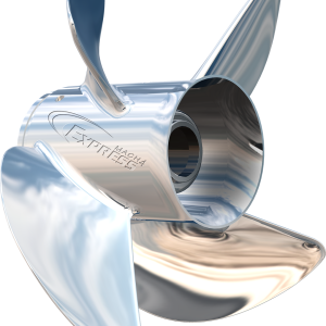 Turning Poin Propeller, Express MACH4® EX1/EX2-4 Series, Outboard, 14 Inch X 9 Inch Prop Size, 14 Inch Diameter, 9 Inch Pitch, 4 Blade – 31430930