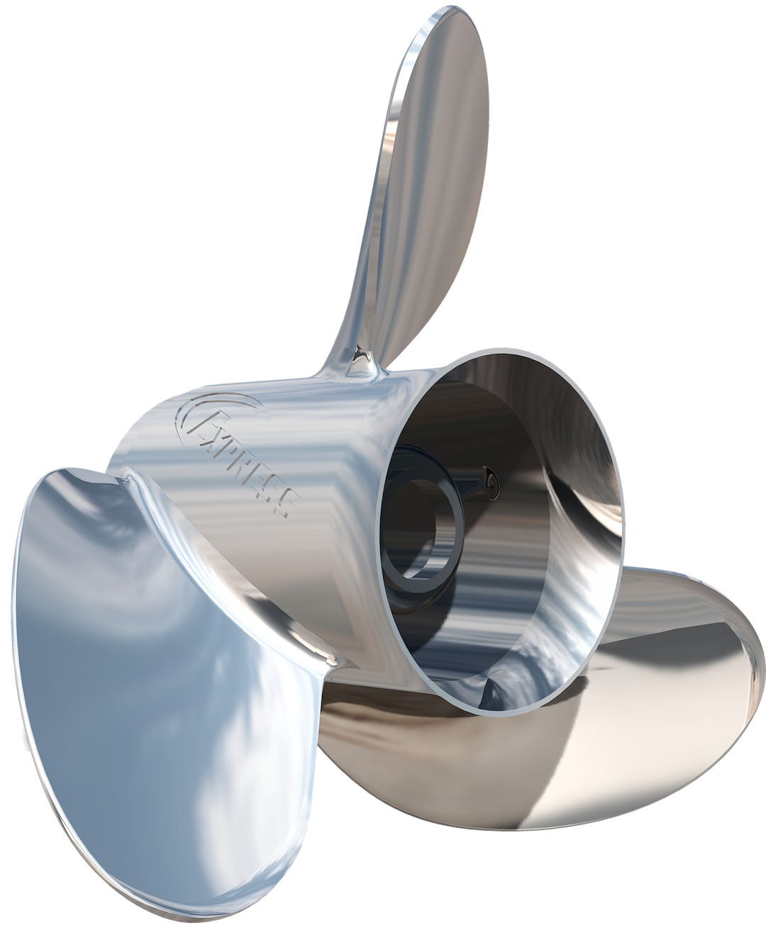 Turning Poin Propeller, Express MACH3® EX1/EX2 Series, Outboard, 13-3/4 Inch X 15 Inch Prop Size, 13-3/4 Inch Diameter, 15 Inch Pitch – 31431512