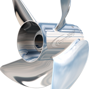 Turning Poin Propeller, Express MACH4® EX1/EX2-4 Series, Outboard, 13 Inch X 21 Inch Prop Size, 13 Inch Diameter, 21 Inch Pitch, 4 Blade – 31432140