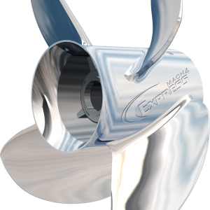 Turning Poin Propeller, Express MACH4® EX-4 Series, Outboard, 14-1/2 Inch X 17 Inch Prop Size, 14-1/2 Inch Diameter, 17 Inch Pitch, 4 Blade – 31501741