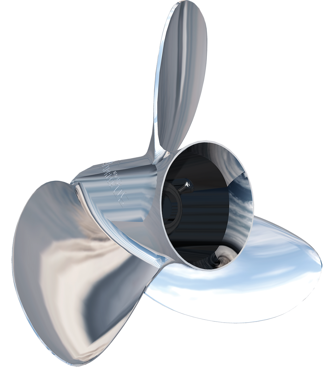 Turning Poin Propeller, Express MACH3® Os Series, Outboard, 15.6 Inch X 17 Inch Prop Size, 15.6 Inch Diameter, 17 Inch Pitch, 3 Blade – 31511710