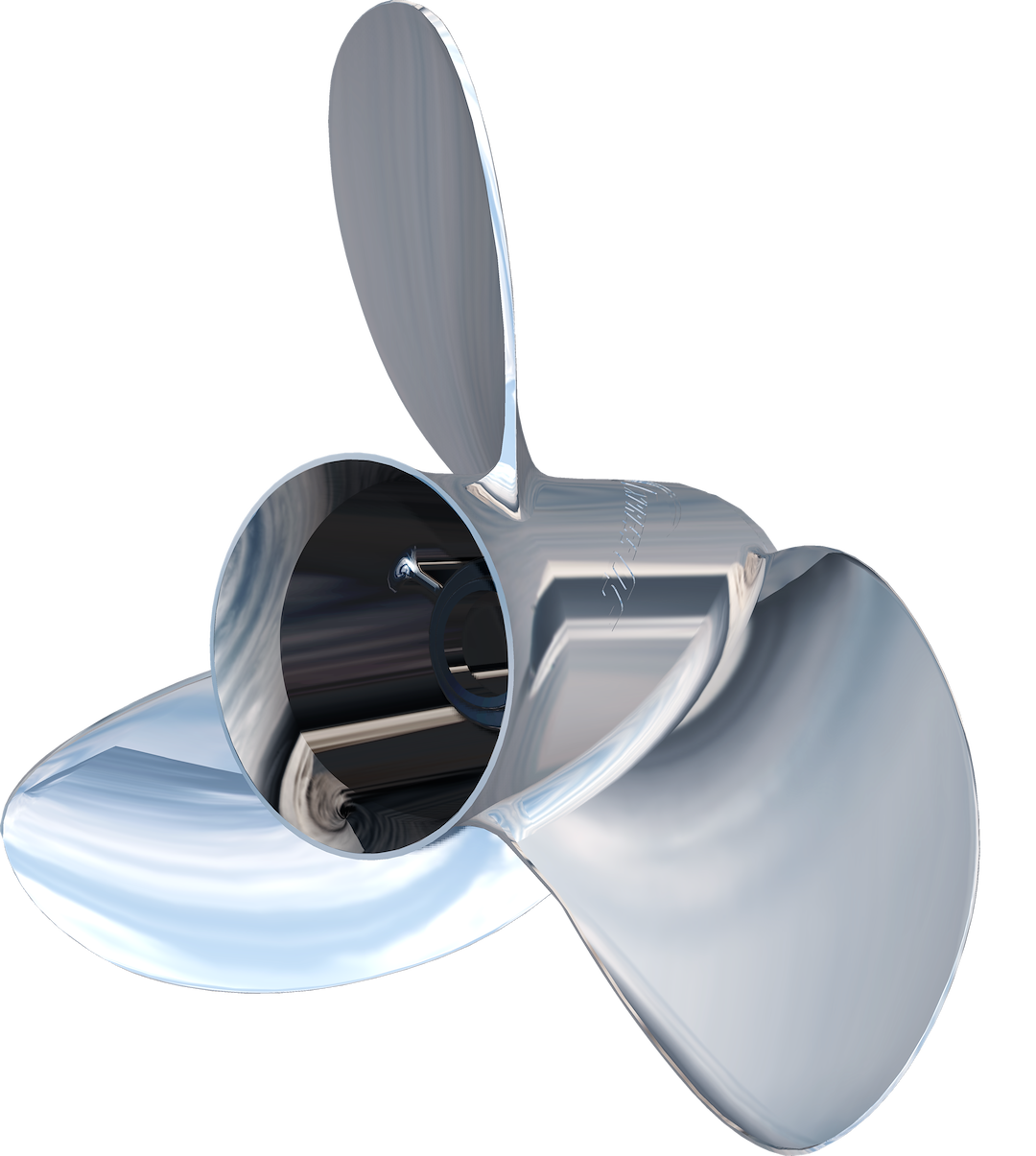 Turning Poin Propeller, Express MACH3® Os Series, Outboard, 15.6 Inch X 21 Inch Prop Size, 15.6 Inch Diameter, 21 Inch Pitch, 3 Blade – 31512120