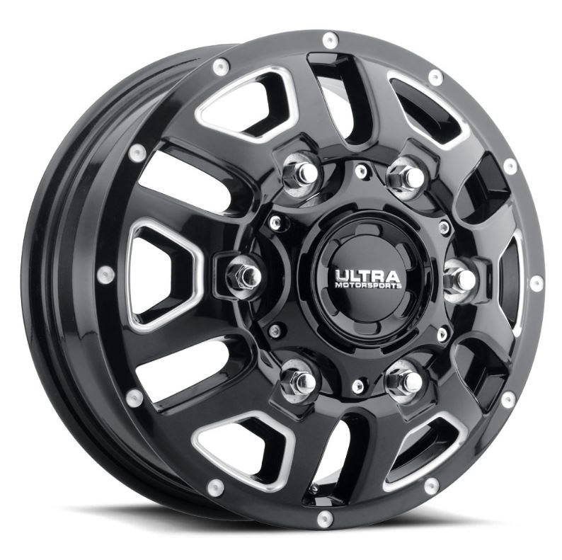 Ultra Wheel, Hunter Dually 003, 16 Inch Diameter X 6 Inch Width, 6 X 180 Millimeter/ 6 X 7.09 Inch Bolt Pattern – 003-6668BM