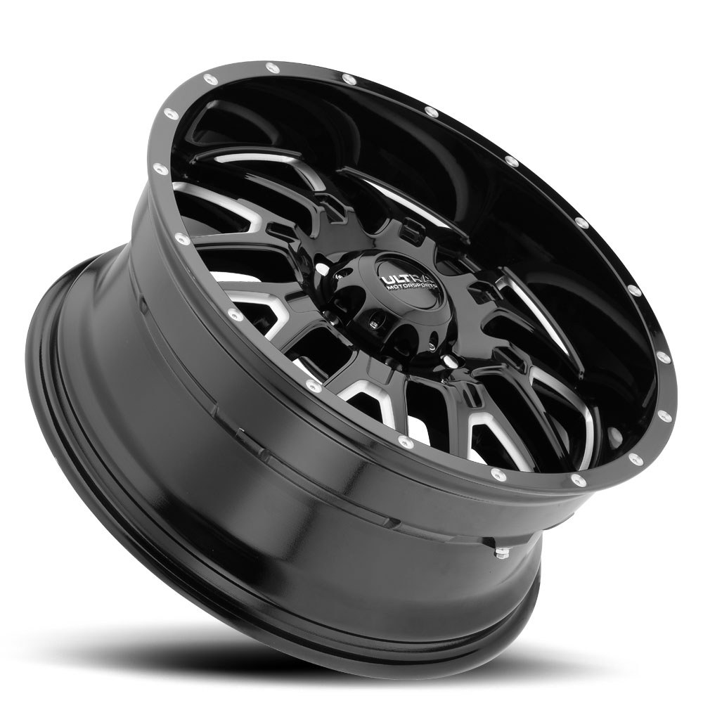 Ultra Wheel, Hunter 203, 20 Inch Diameter X 10 Inch Width, 6 X 139.7 Millimeter/ 6 X 5.50 Inch Bolt Pattern, 60 Degree Conical Seat Lug – 203-2183BM25