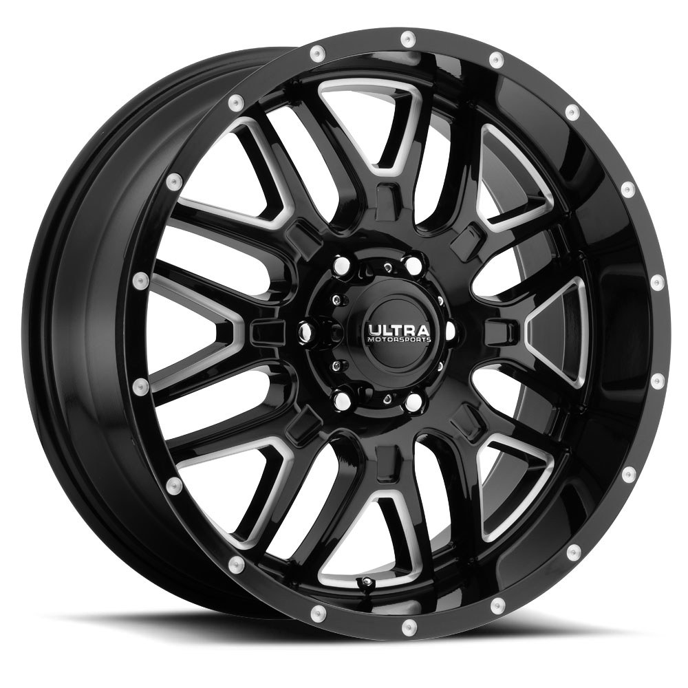 Ultra Wheel, Hunter 203, 22 Inch Diameter X 12 Inch Width, 6 X 139.7 Millimeter/ 6 X 5.50 Inch Bolt Patterns – 203-2283BM44