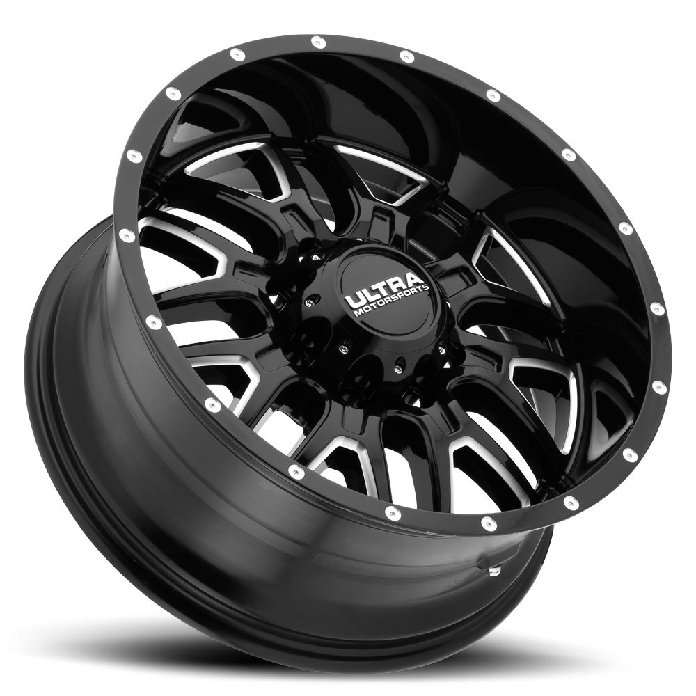 Ultra Wheel, Hunter 203, 22 Inch Diameter X 12 Inch Width, 8 X 170 Millimeter/ 8 X 6.69 Inch Bolt Pattern, 60 Degree Conical Seat Lug – 203-2287BM44