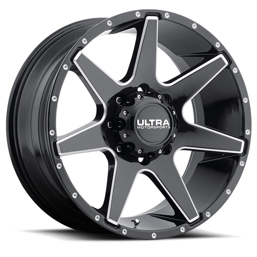 Ultra Wheel, Tempest 205, 20 Inch Diameter X 9 Inch Width, 8 X 165.1 Millimeter/ 8 X 6.50 Inch Bolt Pattern – 205-2982BM+18