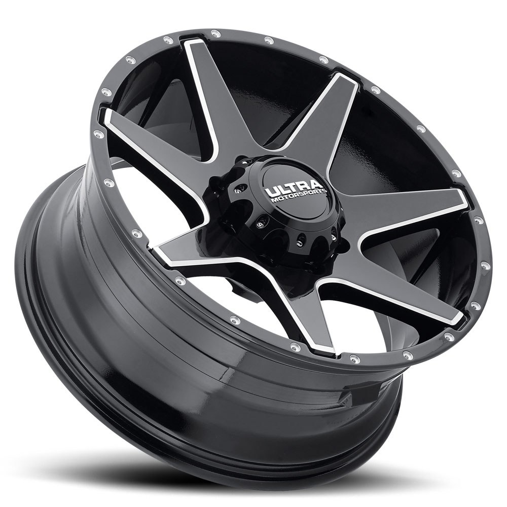 Ultra Wheel, Tempest 205, 20 Inch Diameter X 9 Inch Width, 8 X 165.1 Millimeter/ 8 X 6.50 Inch Bolt Pattern – 205-2982BM+18