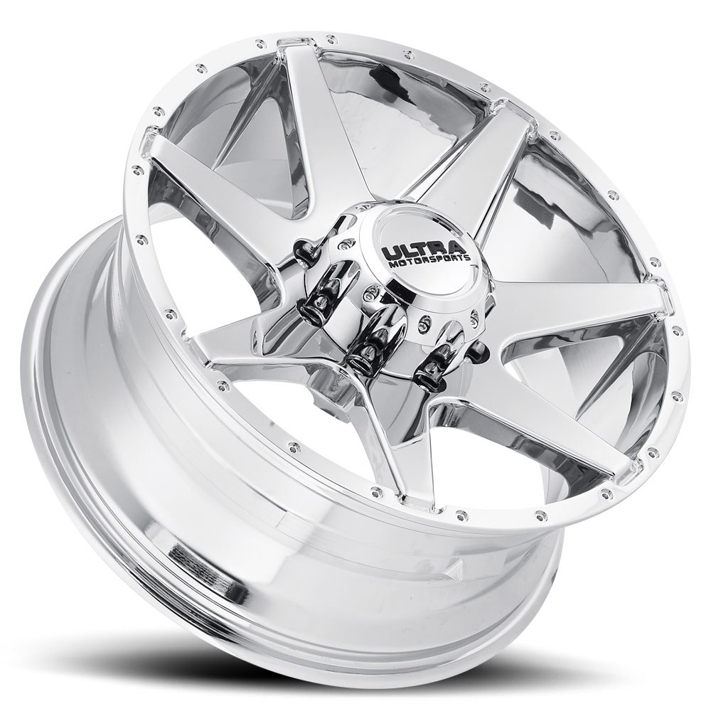 Ultra Wheel, Tempest 205, 18 Inch Diameter X 9 Inch Width, 8 X 170 Millimeter/ 8 X 6.69 Inch Bolt Pattern, 60 Degree Conical Seat Lug – 205-8987C+12