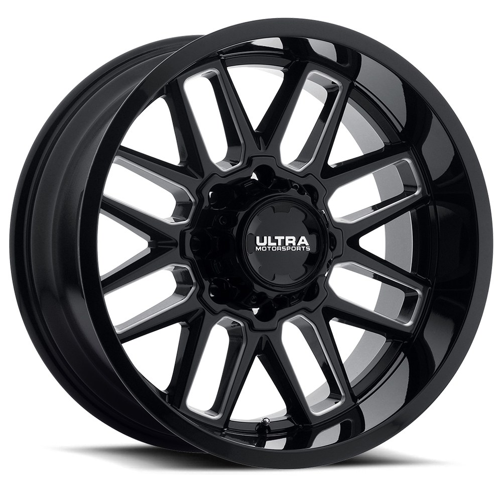 Ultra Wheel, 231 Butcher, 18 Inch Diameter X 9 Inch Width, 8 X 170 Millimeter/ 8 X 6.69 Inch Bolt Pattern, 60 Degree Conical Seat Lug – 231-8987BM+12