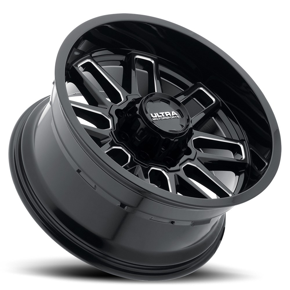 Ultra Wheel, 231 Butcher, 18 Inch Diameter X 9 Inch Width, 8 X 170 Millimeter/ 8 X 6.69 Inch Bolt Pattern, 60 Degree Conical Seat Lug – 231-8987BM+12