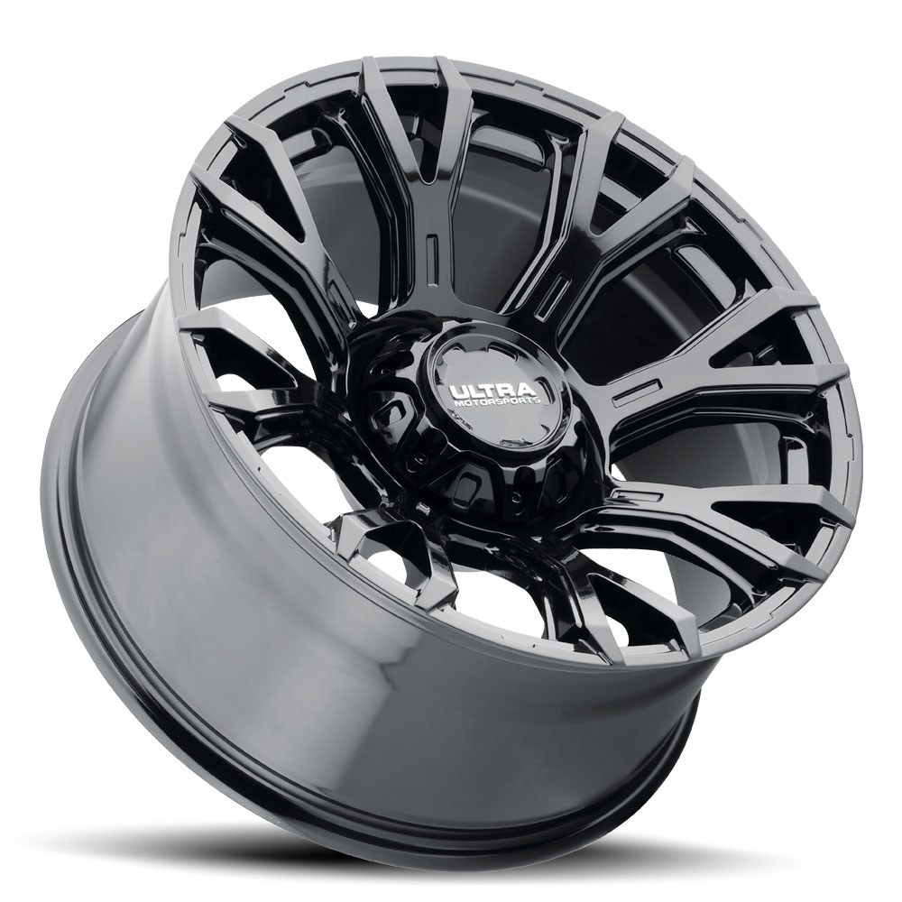 Ultra Wheel, 123 Scorpion, 20 Inch Diameter X 10 Inch Width, 8 X 165.1 Millimeter/ 8 X 6.50 Inch Bolt Pattern, -25 Millimeter Offset – 123-2181BK25
