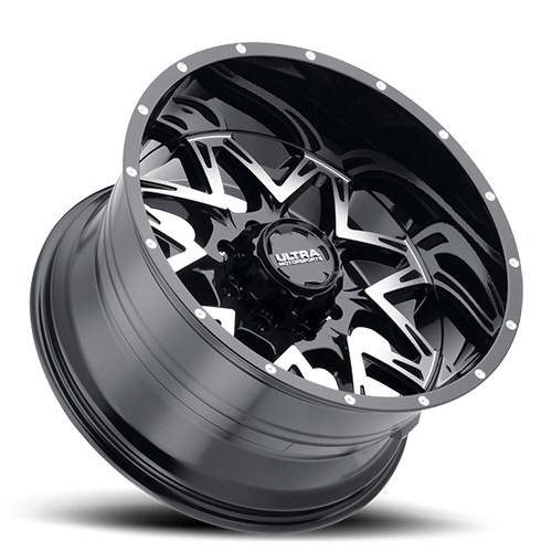 Ultra Wheel, Carnivore 254, 22 Inch Diameter X 12 Inch Width, 8 X 170 Millimeter/ 8 X 6.69 Inch Bolt Pattern, 60 Degree Conical Seat Lug – 254-2287U44