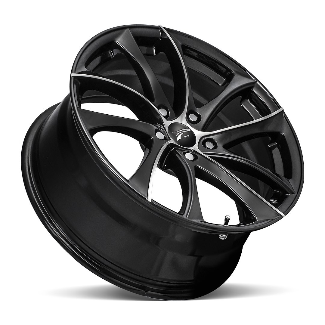 Ultra Wheel, Gyro 438, 18 Inch Diameter X 8 Inch Width, 5 X 114.3 Millimeter/ 5 X 4.50 Inch Bolt Pattern, 60 Degree Conical Seat Lug – 438-8866U+40