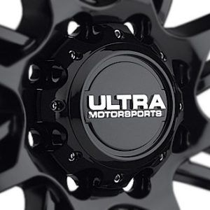 Ultra Wheel Center Cap, Fits Ultra Motorsports 241 Gunner Wheels, 5 X 139.7 Millimeter/ 5 X 5.50 Inch Bolt Pattern, Closed Style – A89-9756BK